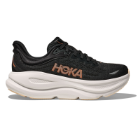 HOKA Women's Bondi 9 Black/Rose Gold Running Shoes
