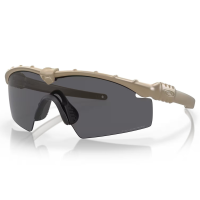 OAKLEY SI Ballistic M Frame 3 0 Dark Bone Sunglasses with Gray Lens OO9146-05