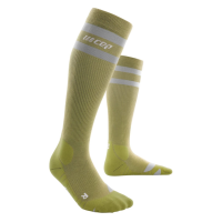 CEP Women's 80's Hiking Olive/Grey Compression Socks