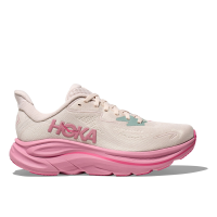 HOKA Women's Clifton 10 Wide Rose Cream/Dried Rose Running Shoes