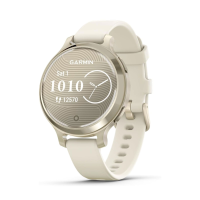 GARMIN Lily 2 Gold with Bone Silicone Band Active Smartwatch