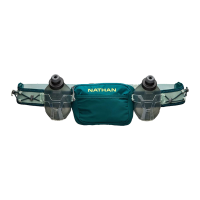NATHAN SPORTS Trail Mix Plus 3.0 Deep Teal/Finish Lime Hydration Belt