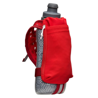 NATHAN SPORTS SpeedDraw 2 18oz Ins. Flask Ribbon Red/Reflective Silver OSFA