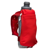 NATHAN SPORTS SpeedDraw 2 12oz Ins. Flask Ribbon Red/Reflective Silver OSFA