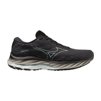 MIZUNO Men's Wave Rider 27 Ebony/Illusion Blue Running Shoes