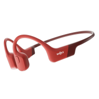 SHOKZ OpenRun Red Open-Ear Headphones (S803-ST-RD-US)