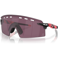 OAKLEY Encoder Strike Vented Giro Pink Stripes Frame/Prizm Road Black Lenses Sunglasses (OO9235-1639)