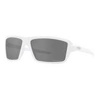 OAKLEY Cables Matte White Frame/ Prizm Black Polarized Lenses Sunglasses (OO9129-1463)