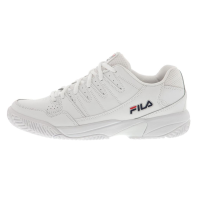 FILA Mens Double Bounce White/Navy/Red Pickleball Shoes