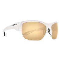 KAENON Arcata Sr Matte White / Ultra Brown Gold Mirror Sunglasses (058MTWHBK-UGLD)