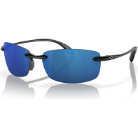 COSTA DEL MAR Men's Ballast Black/Blue Mirror 580p Polarized Sunglasses 06S9071-90710560