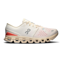 ON FOOTWEAR Womens Cloud X 4 Ivory/Salmon Training Shoes