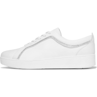 FITFLOP Women's Rally Crystal-Trim Leather Sneakers