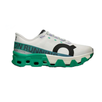 ON FOOTWEAR Men's Cloudmonster Hyper White/Mint Running Shoes