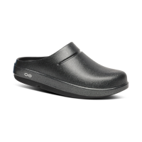 OOFOS Oocloog Luxe Black Sparkle Clogs