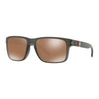 OAKLEY Holbrook Uncle Sam Matte Olive Ink Frame/Prizm Tungsten Lenses Sunglasses OO9102-G655