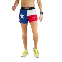 CHICKNLEGS Men's Texas Flag 4" Half Split Shorts