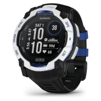 GARMIN Instinct 3 Solar 50mm Whitestone With Black/Bolt Blue Band GPS Smartwatch (010-02935-03)