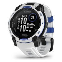 GARMIN Instinct 3 Solar 45mm Whitestone With Whitestone/Bolt Blue Band GPS Smartwatch (010-02934-03)