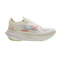 BROOKS Women's Hyperion Max 3 Coconut/Green Gecko/Pink Clay Running Shoes