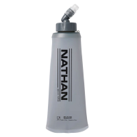NATHAN SPORTS Quick Start 14oz Grey Soft Flask (NS71060-80002-OSFA)