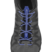 NATHAN SPORTS Reflective Run Surf The Web Blue Laces (NS1171-0244-00)
