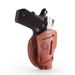 3-Way Multi-Fit OWB Concealment Holster Size 1 - Classic Brown - Ambidextrous