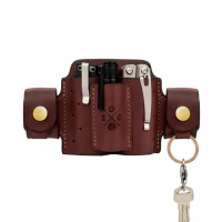 Mini Action-Snap with Medium Flex Loop: for Small Multitools - CHESTNUT