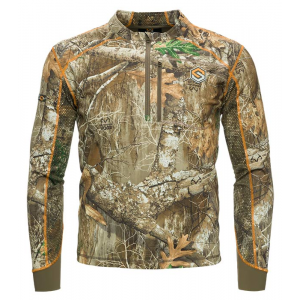 SCENTLOK Savanna Aero Attack V2 1/4 Zip- Realtree Edge