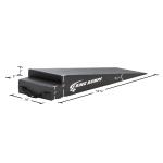 8" Trailer Ramp Set, 8.7 Degree Approach Angle; Designed for Trailer Loading