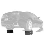 12" Wheel Cribs Set, Adjustable 2 Pieces, Made in USA, Extra Grip Bottom