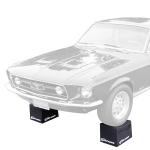 12" Wheel Cribs Set, Made in USA, Extra Grip Bottom