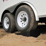 7" Trailer Parking Ramps, Trailer Side Kick Parking Assistantbfor Tire Changing or Storage