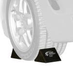 Rubber Wheel Chock, Set of 2, Extra Grip Wheel Securing Chock, 100% Recycled Rubber