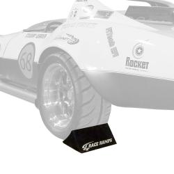 12" Race Wheel Sport Car Chock, Set of 2, High Density Foam