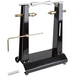 Motorcycle Wheel Truing Stand & Balancer - Adjustable Dirt Bike Tire Balancing Stand by Black Widow BW-WB-30