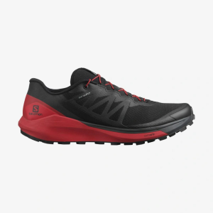 Salomon Sense Ride 4 Trail Running Shoes Mens | Black | 7.5 | Christy Sports