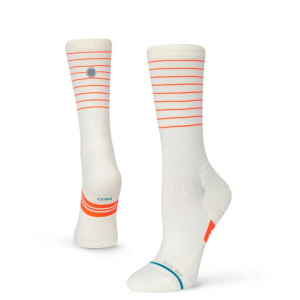 Stance Tether Crew Socks Womens | White | Medium | Christy Sports