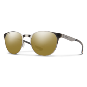 Smith Eastbank Metal Sunglasses + ChromaPop Polarized Bronze Mirror Lens | Silver | Christy Sports