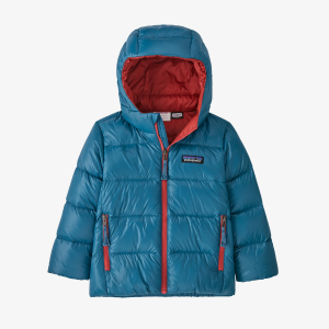Patagonia Hi-Loft Down Sweater Hoodie Toddlers | Blue | 12M | Christy Sports