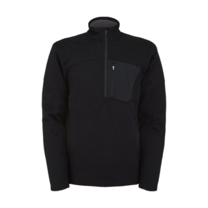 Spyder Bandit Half Zip Fleece Sweater Mens | Black | XX-Large | Christy Sports