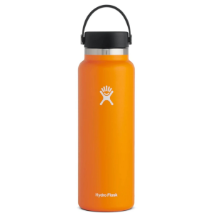 Hydro Flask 40oz Wide Mouth Water Bottle | Orange | Christy Sports