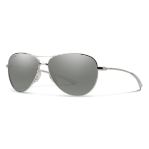 Smith Langley Sunglasses + ChromPop Platinum Mirror Lens | Silver | Christy Sports