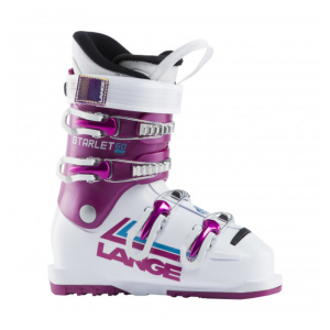 Lange Starlet 60 Ski Boot Junior Girls | Multi White | 24.5 | Christy Sports