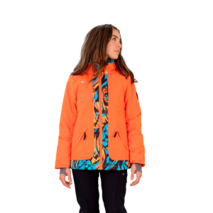 Obermeyer June Jacket Girls | Multi Orange | Medium | Christy Sports