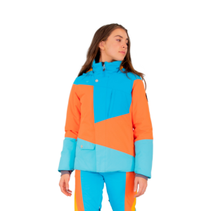 Obermeyer Taylor Jacket Kids Girls | Multi Orange | Small | Christy Sports