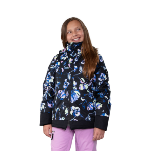 Obermeyer Taja Print Jacket Junior Girls | Multi Navy | X-Small | Christy Sports