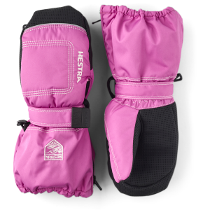 Hestra Baby Zip Long Mittens Toddlers | Pink | 4 | Christy Sports