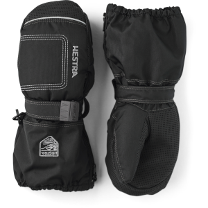 Hestra Baby Zip Long Mittens Toddlers | Black | 3 | Christy Sports