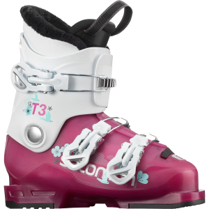 Salomon T3 RT Girly Ski Boots Kids Girls | Multi Rose | 26.5 | Christy Sports